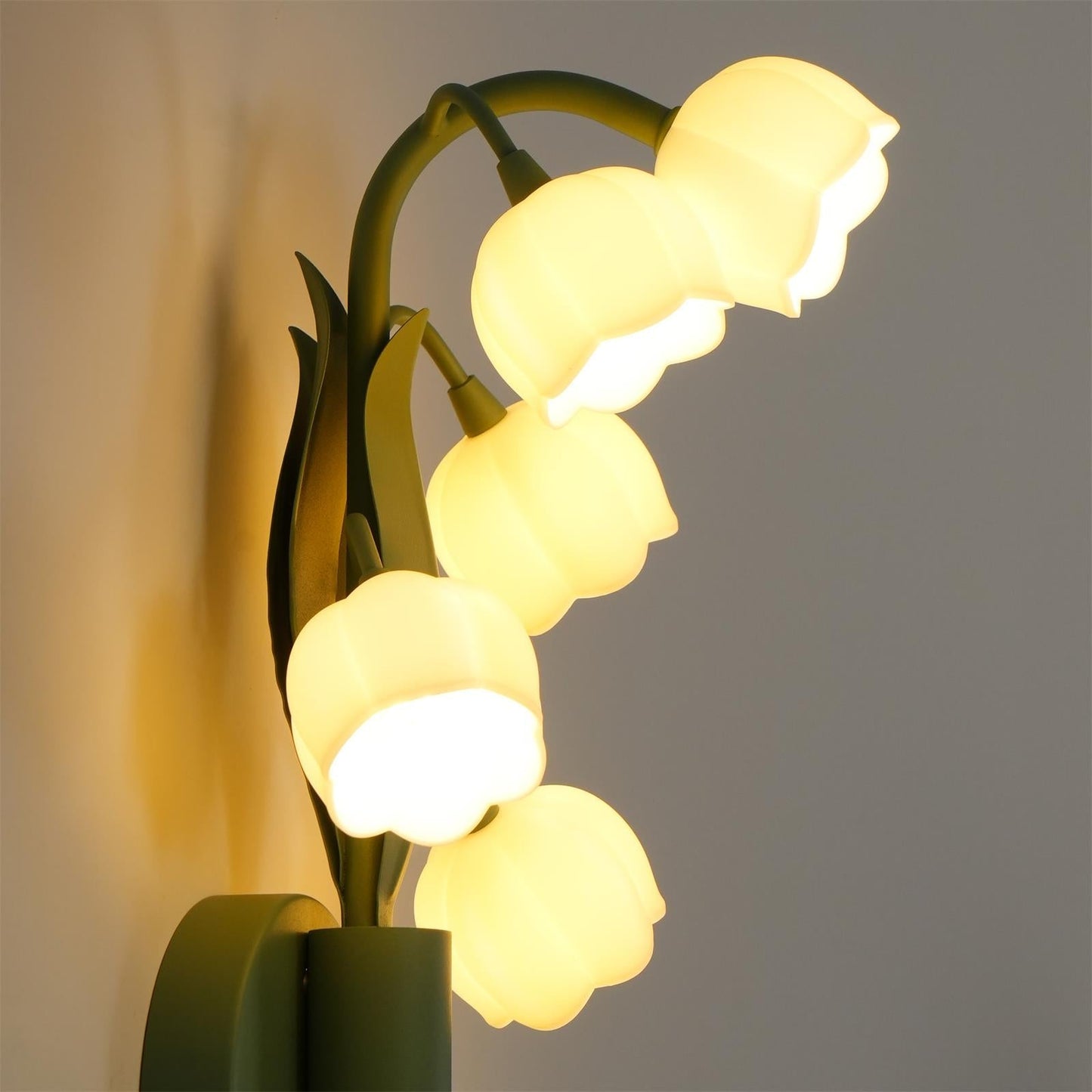 Louise – Élégante Lampe Murale Orchidées