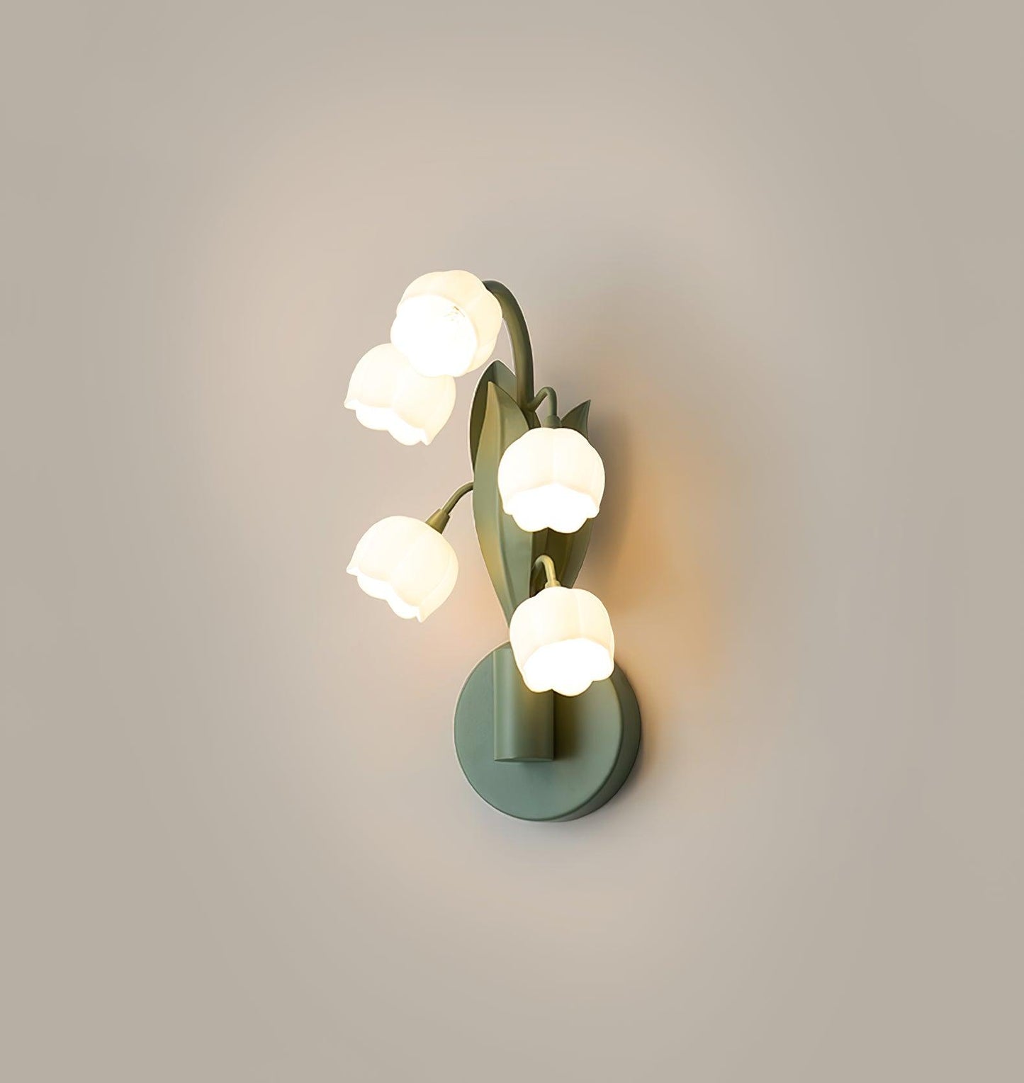 Louise – Élégante Lampe Murale Orchidées
