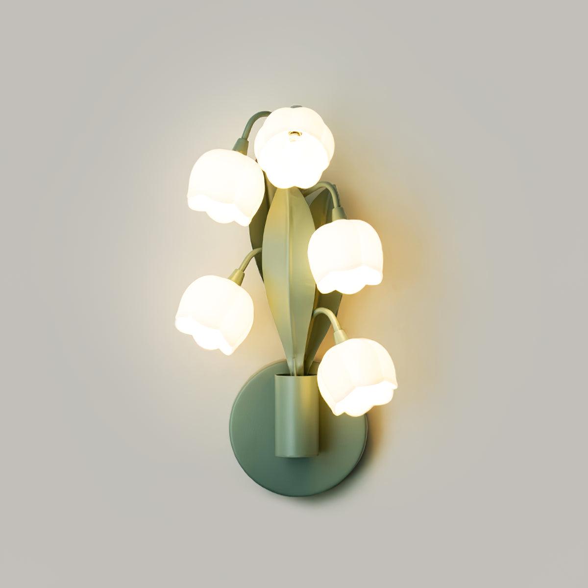 Louise – Élégante Lampe Murale Orchidées