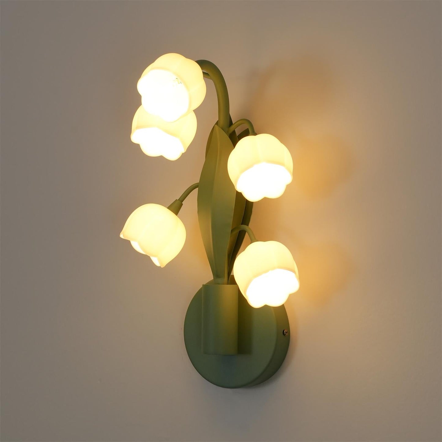 Louise – Élégante Lampe Murale Orchidées