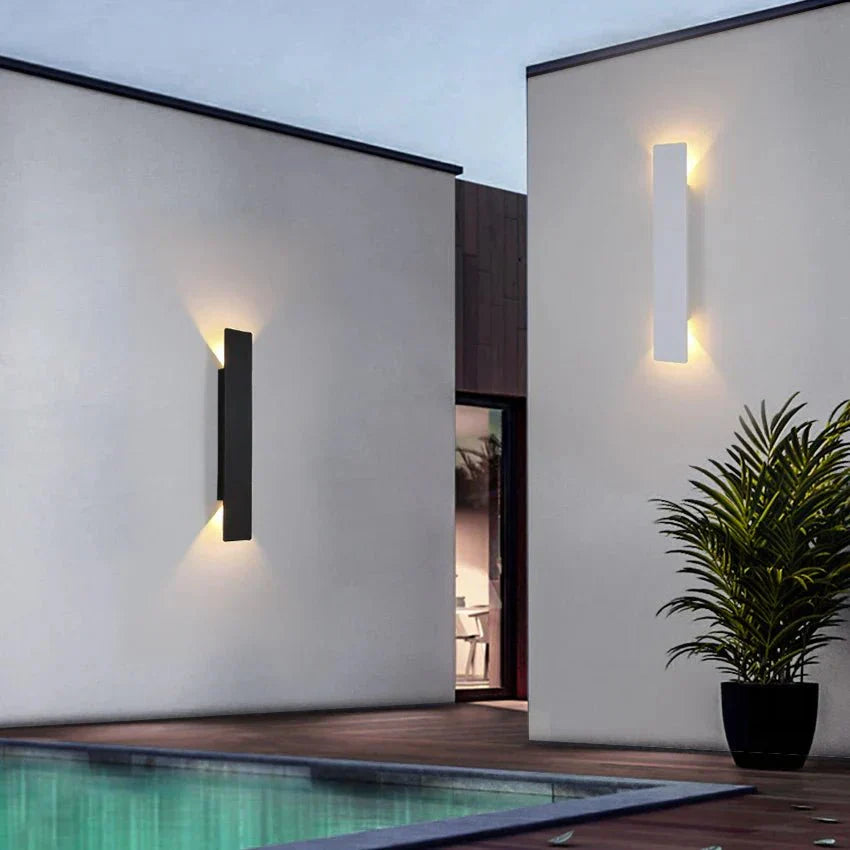 TriRayon – Applique LED extérieure moderne et étanche