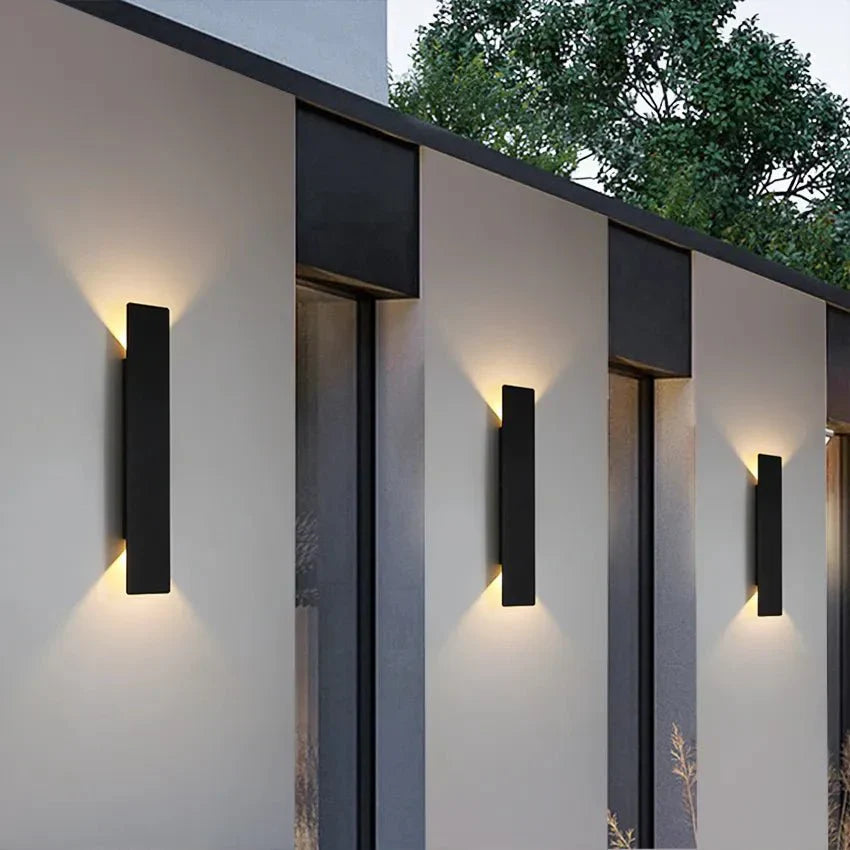 TriRayon – Applique LED extérieure moderne et étanche