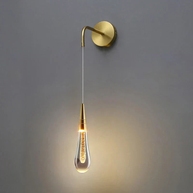 Norie – Applique murale en cristal avec LED pour accents luxueux