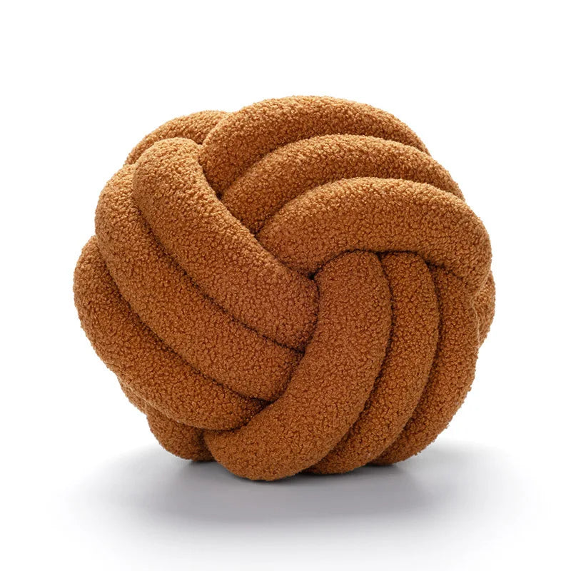NœudTissé | Coussin de Jet Fait à la Main