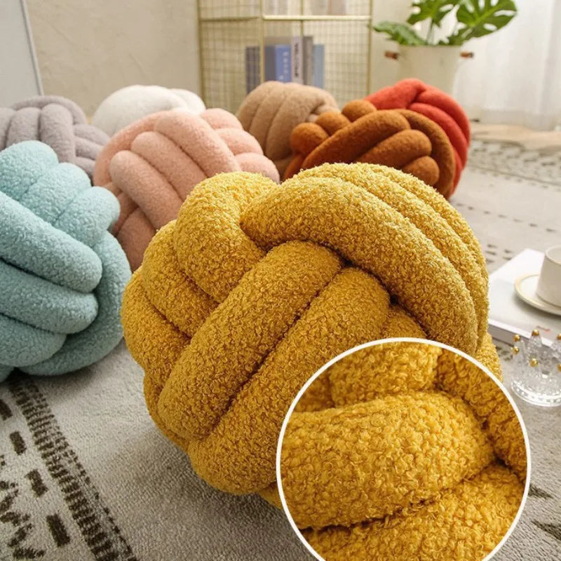 NœudTissé | Coussin de Jet Fait à la Main