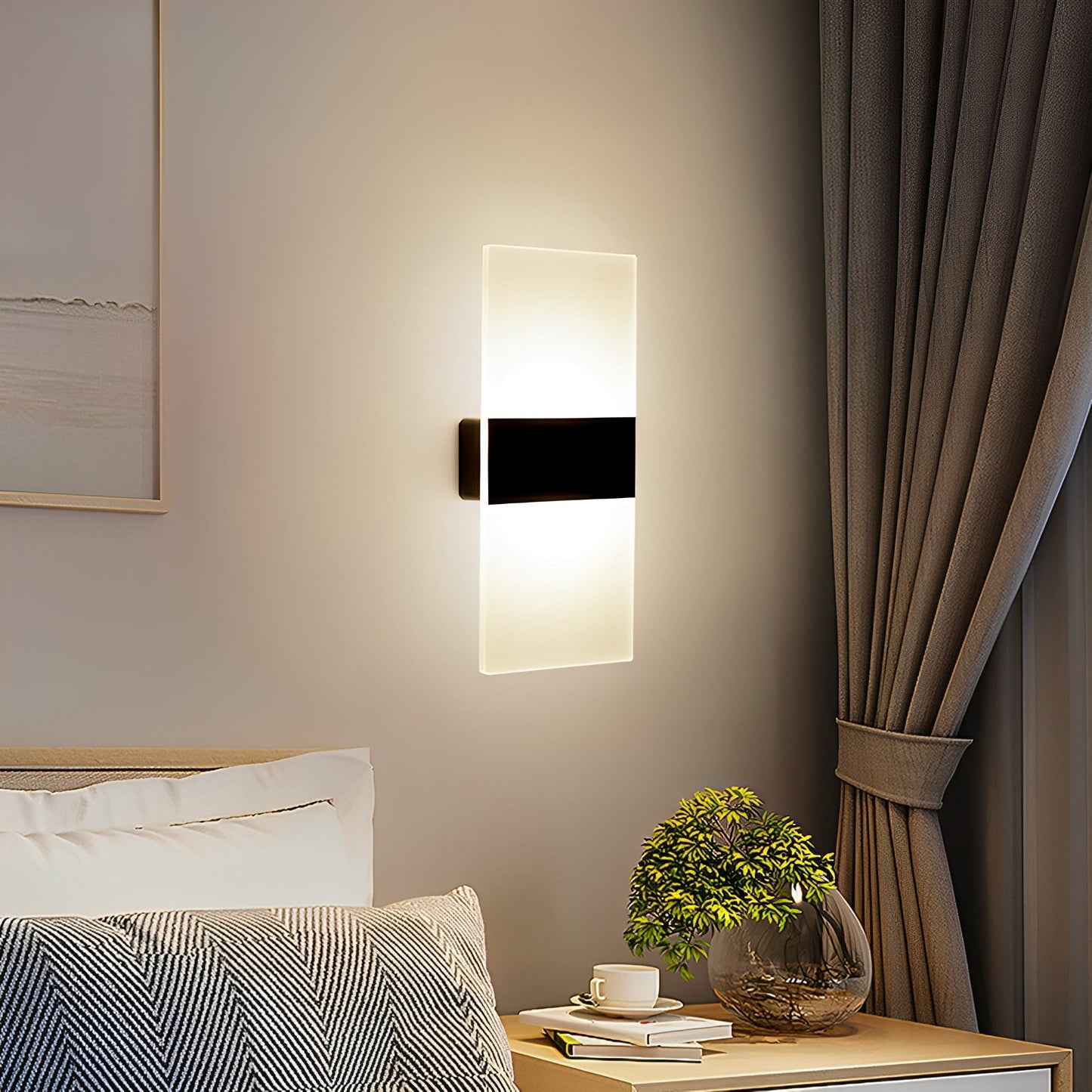 Darren - Applique murale avec capteur de mouvement : Design élégant avec fonction moderne