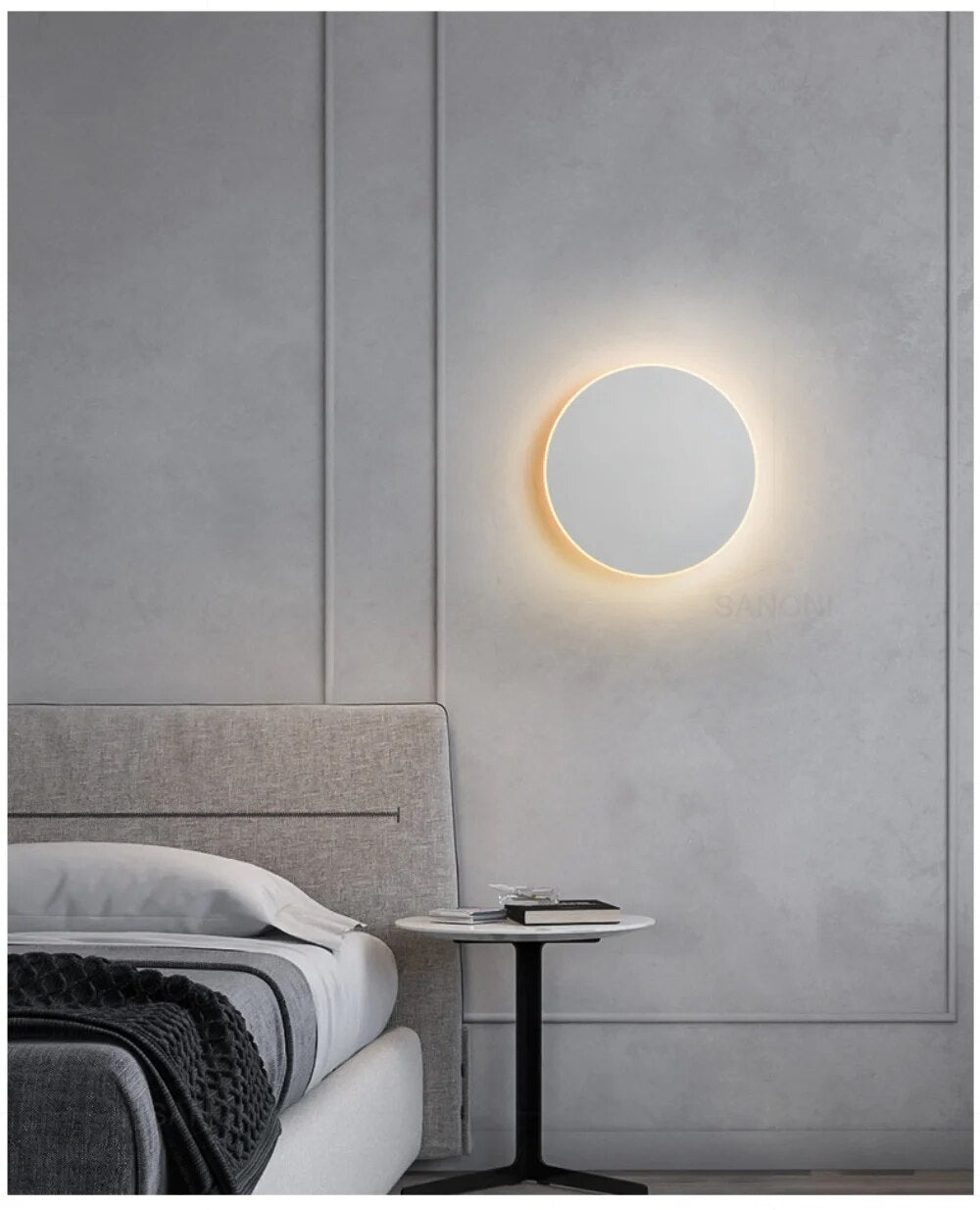 Applique Murale LED Ronde – Éclairage Moderne pour Ambiance Chaleureuse