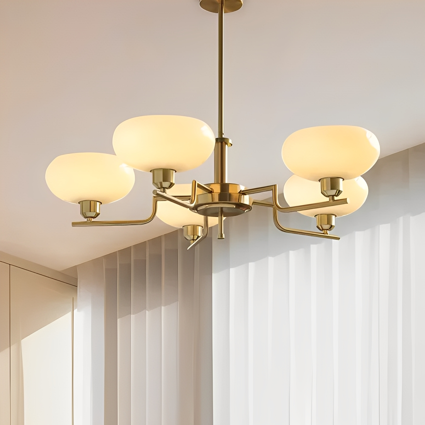 Selva – Lustre Style Crème Rétro