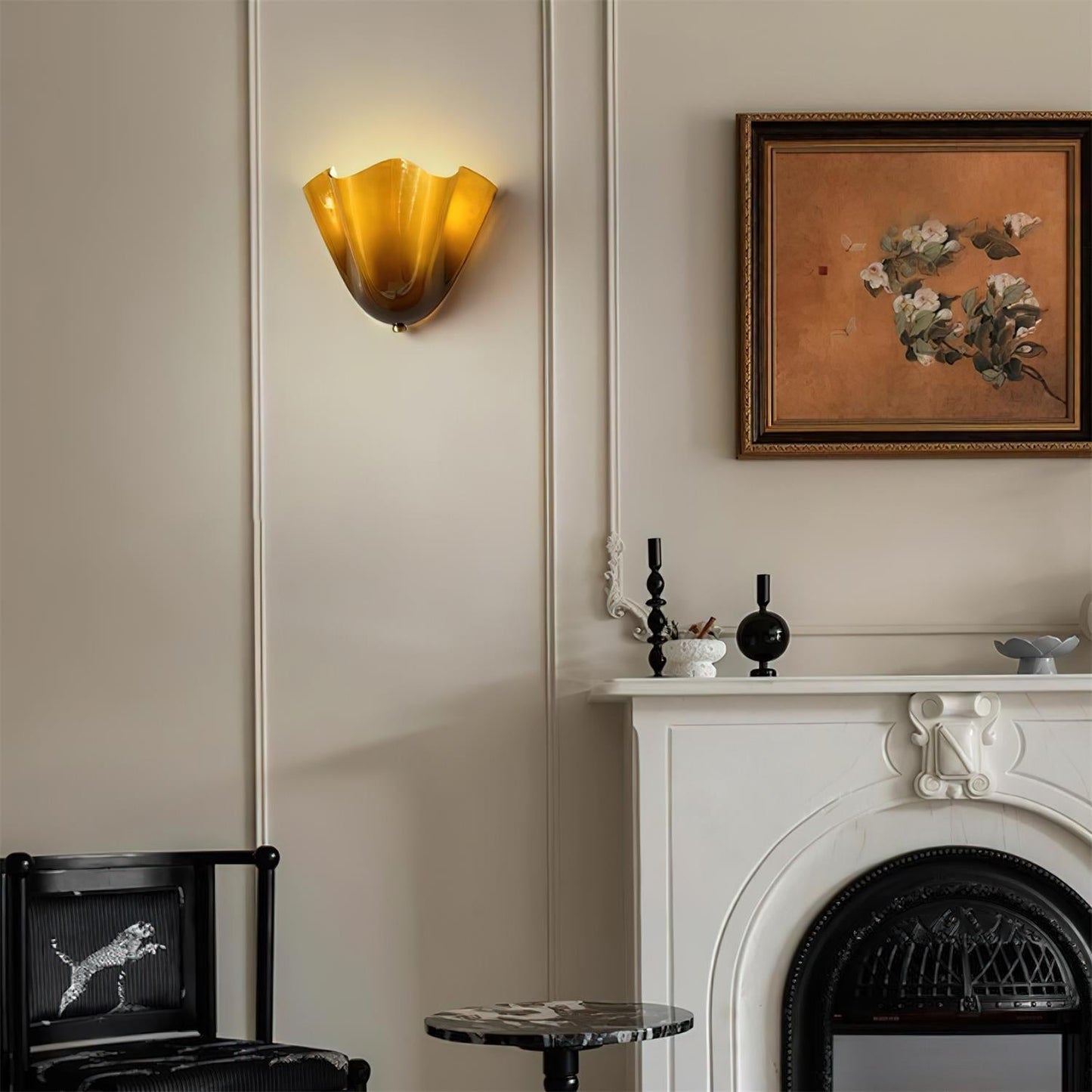 Liza – Lampe Coquillage Française Style Rétro