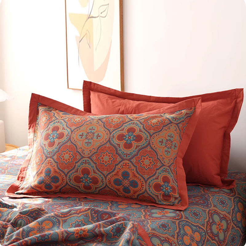 FloraCouette – Couette réversible en coton à motifs floraux