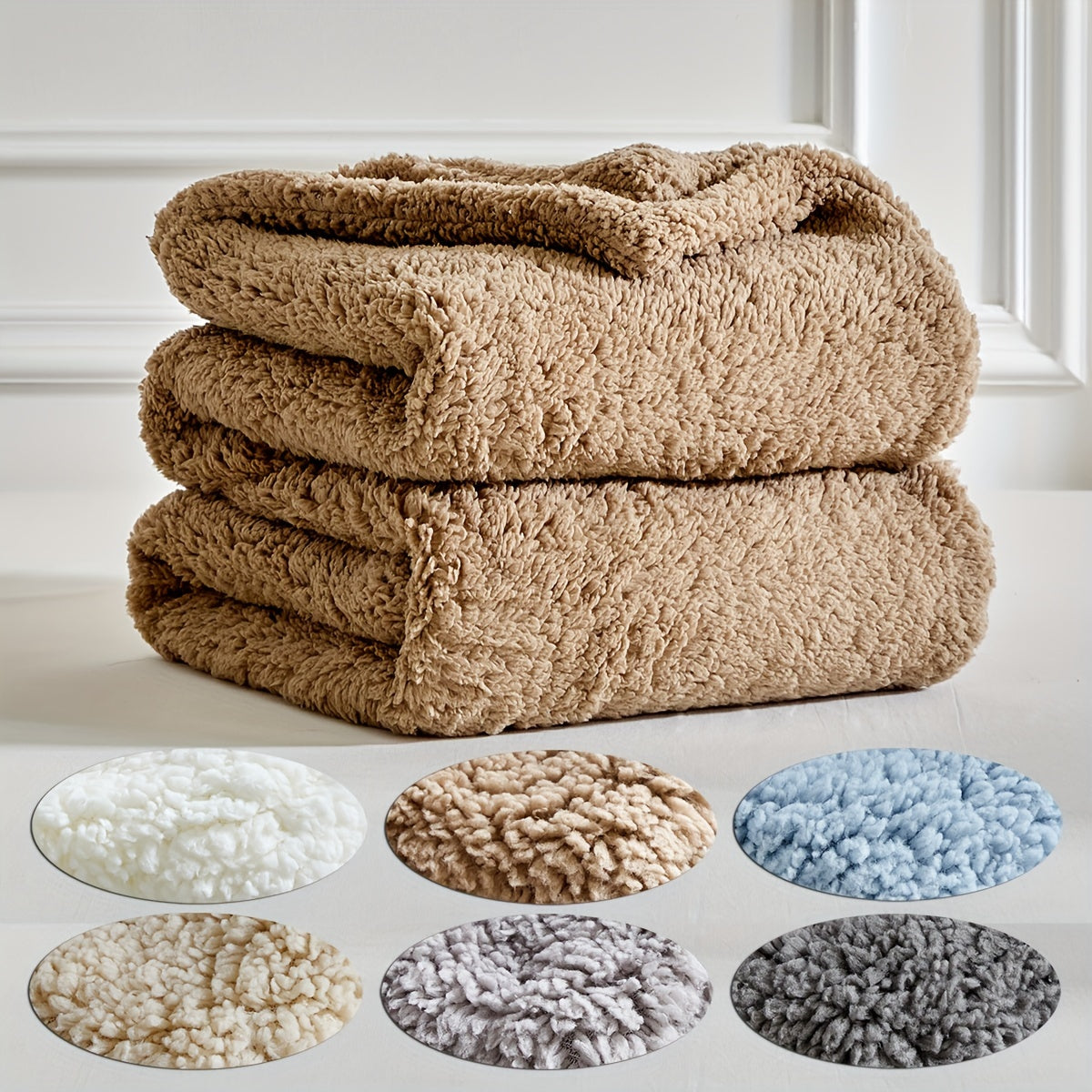 NuageChaud – Couverture sherpa douce & réversible