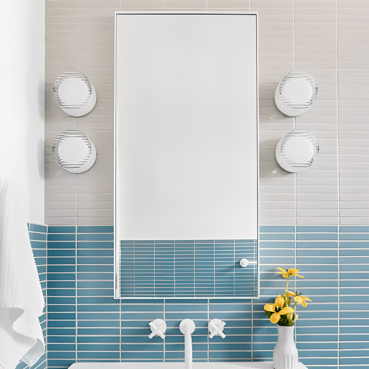 Kira – Lampe Murale Nordique avec Structure en Vagues