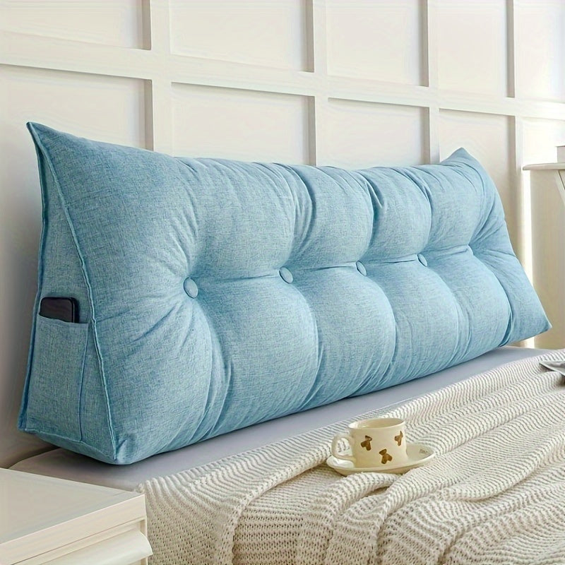 LinConfort – Coussin triangulaire en lin pour soutien du dos