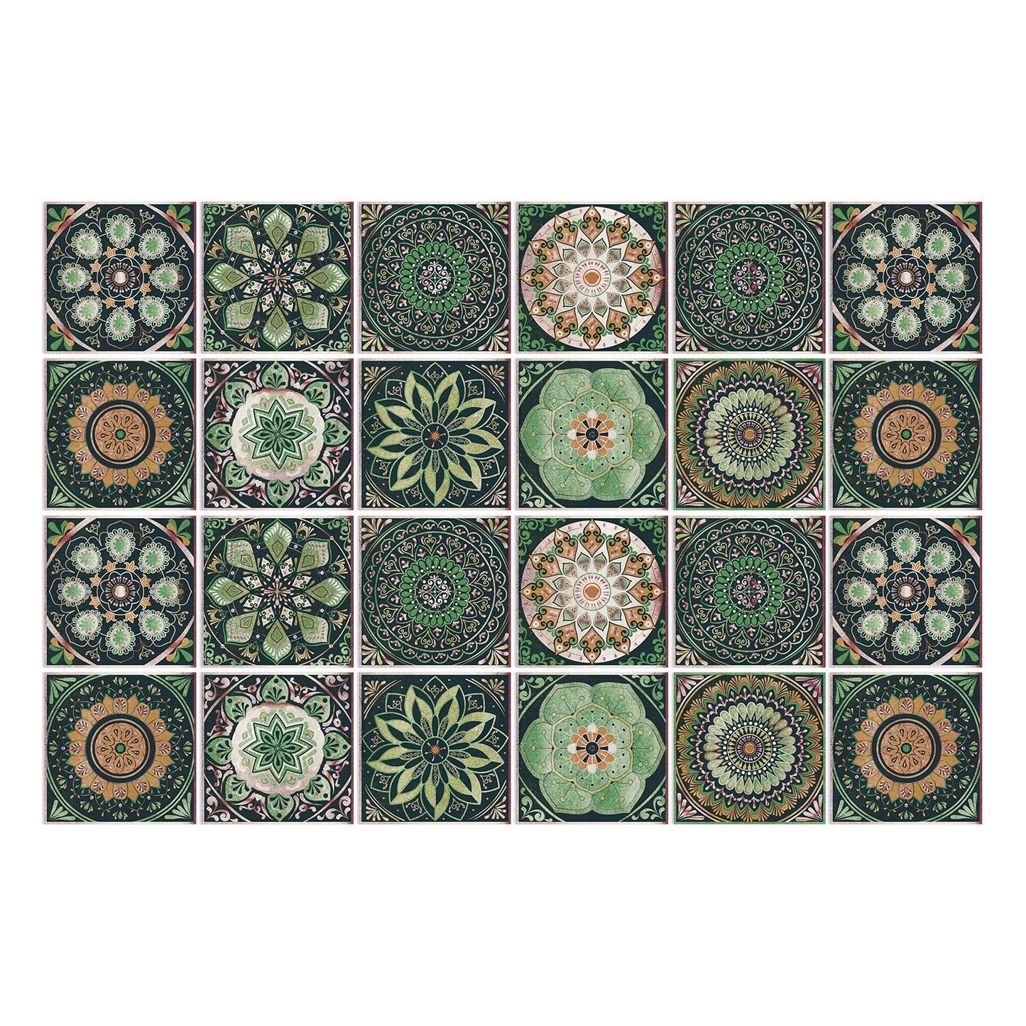 Autocollant mural pour carrelage de cuisine de style européen