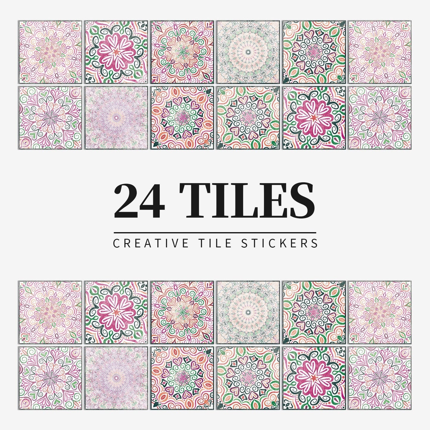 Autocollant mural pour carrelage de cuisine de style européen