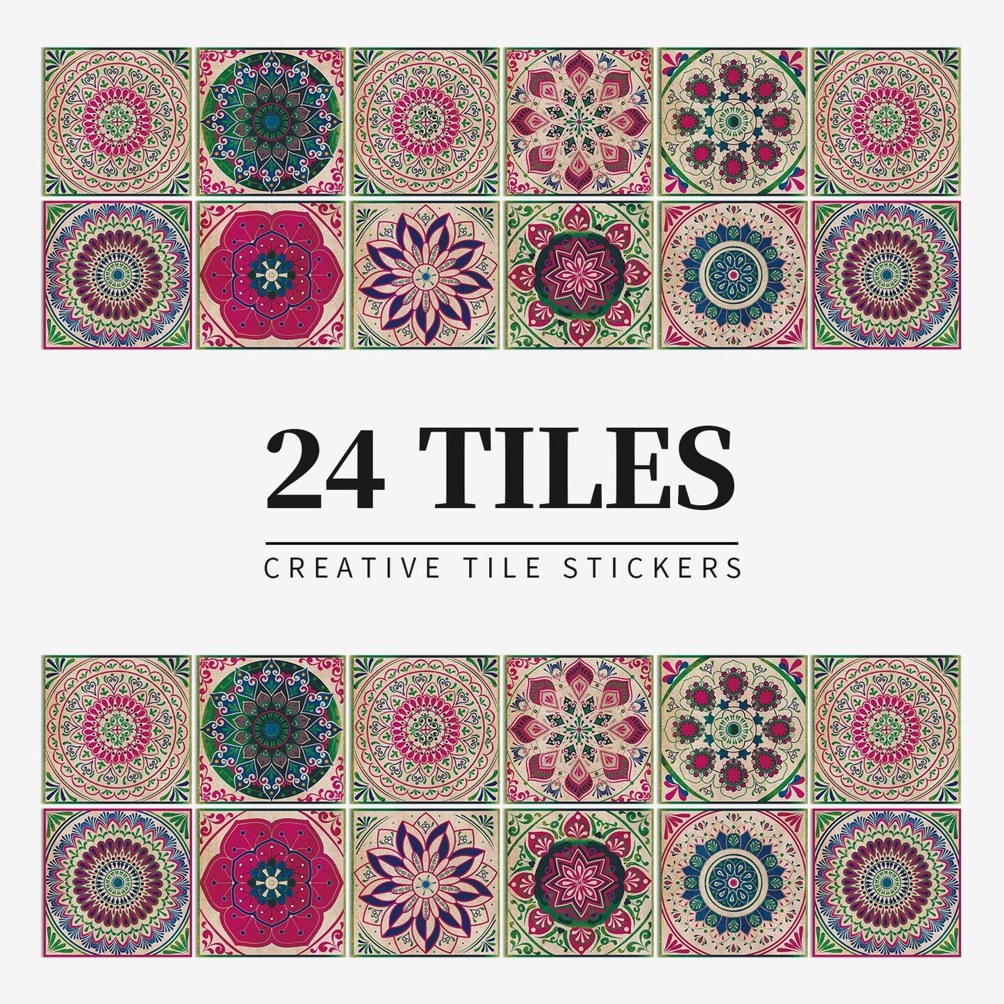 Autocollant mural pour carrelage de cuisine de style européen
