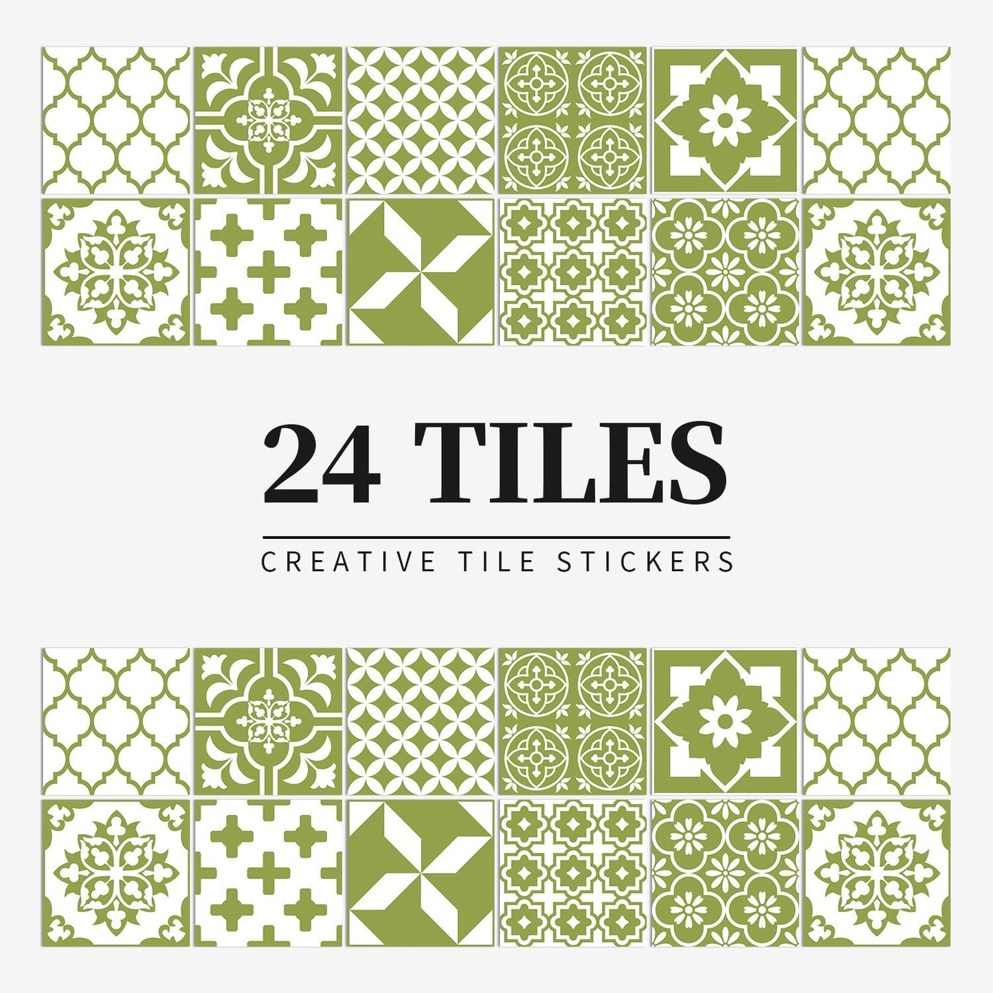 Autocollant mural pour carrelage de cuisine de style européen