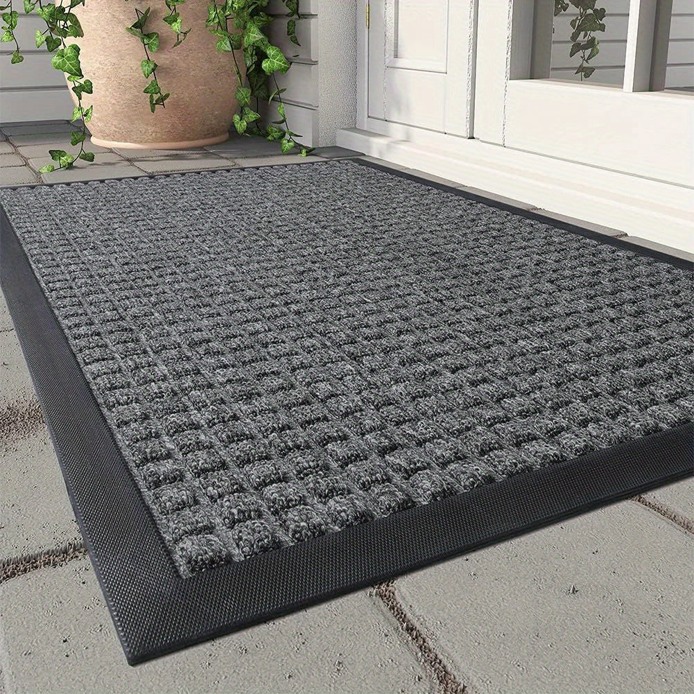 Paillasson géométrique pour usage intérieur et extérieur