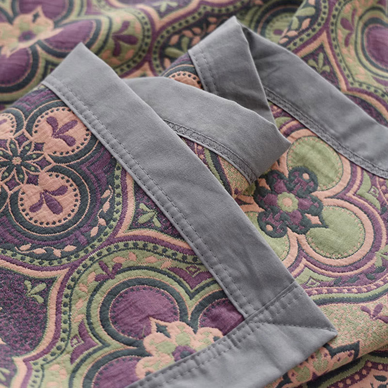 FloraCouette – Couette réversible en coton à motifs floraux