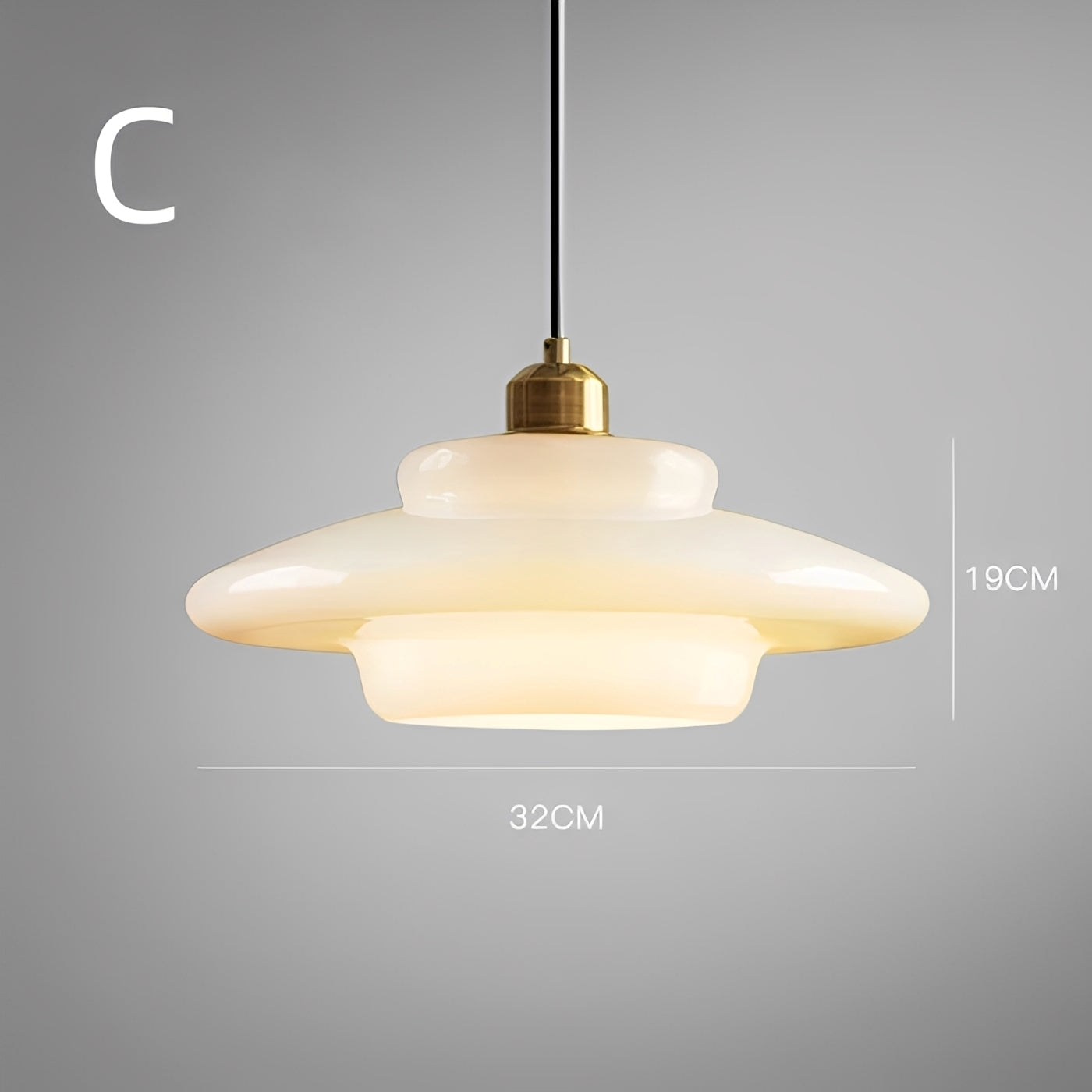 Lucine – Lustre en Verre Minimaliste