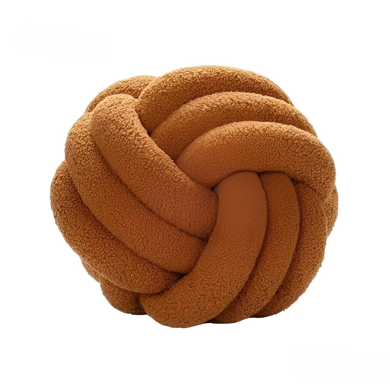 Junji – Coussin Noué Sphérique Nordique en Laine d'Agneau