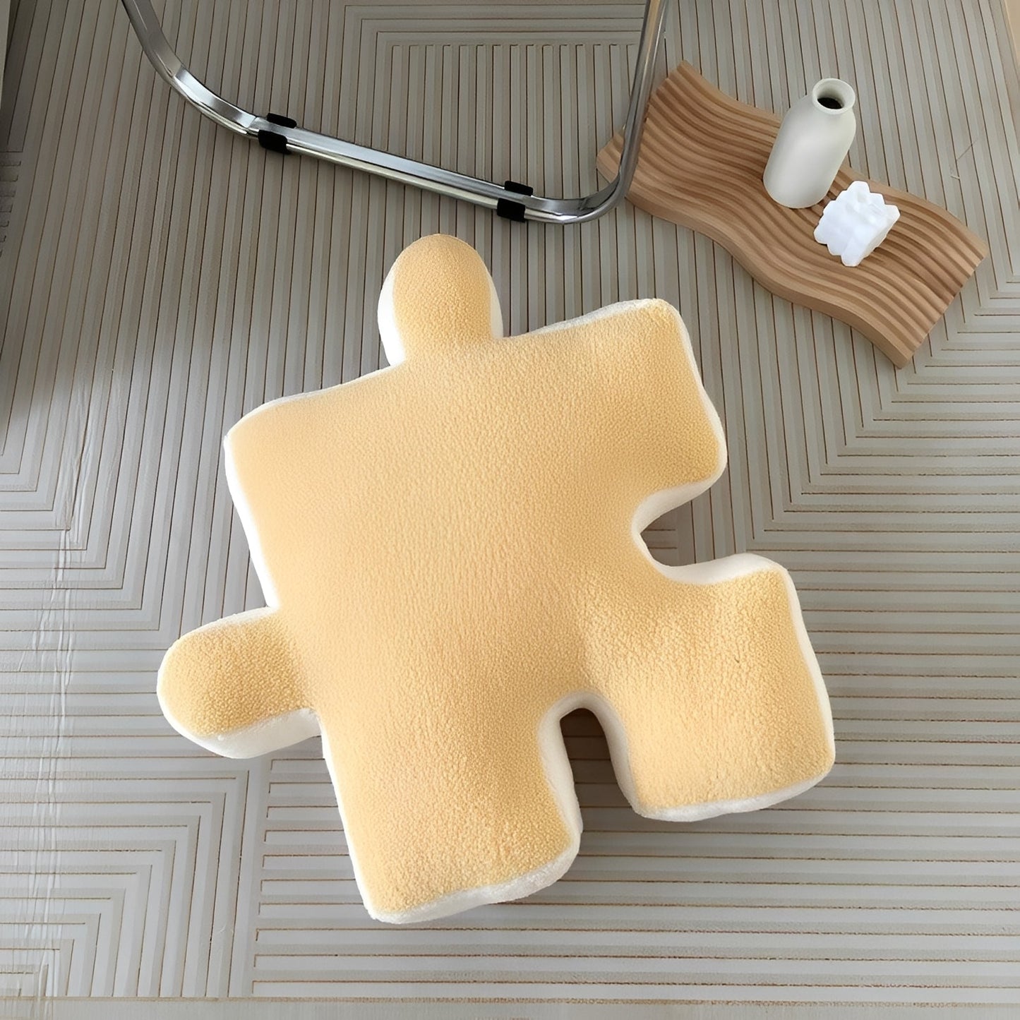 PuzzlePlush – Coussin créatif au design de pièce de puzzle