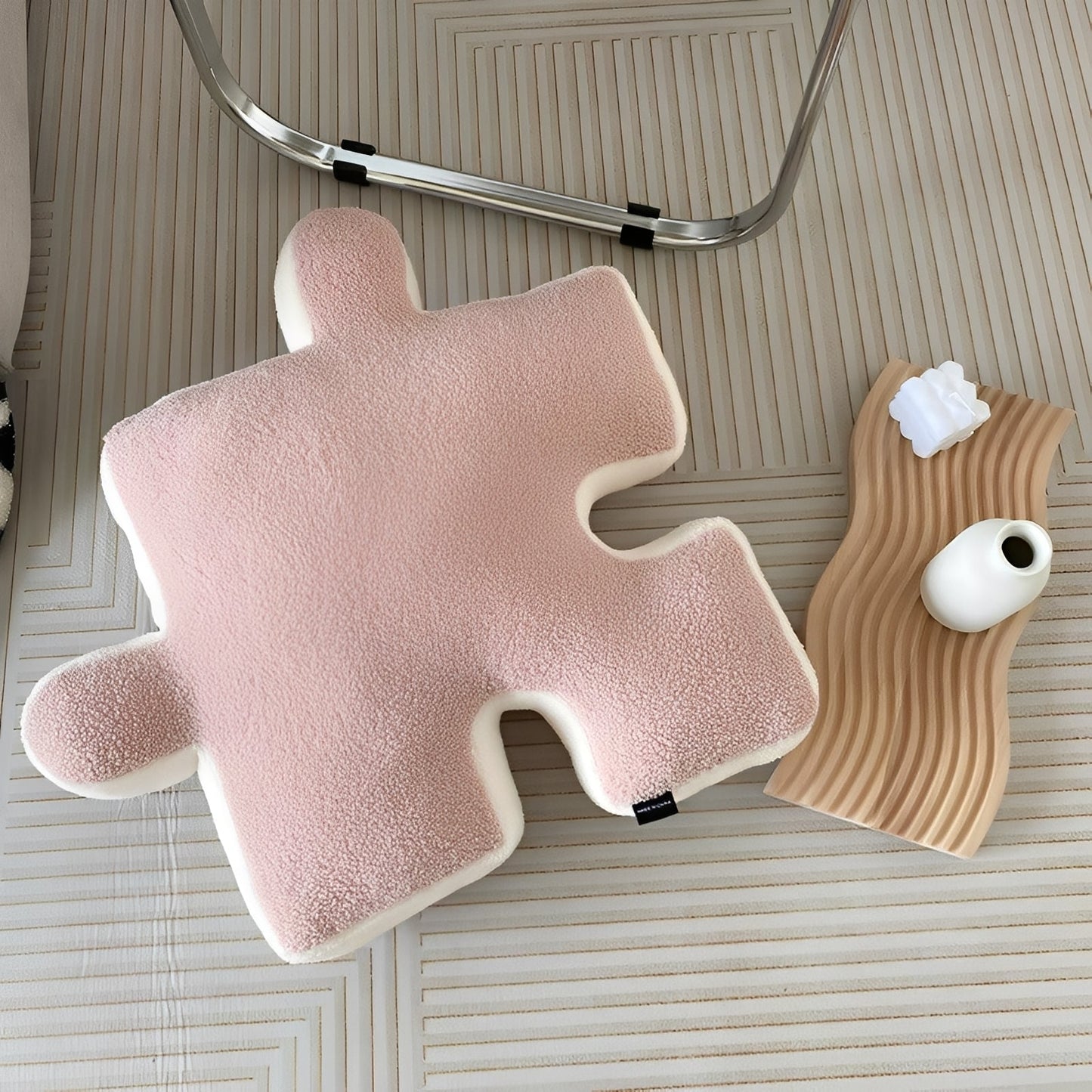 PuzzlePlush – Coussin créatif au design de pièce de puzzle