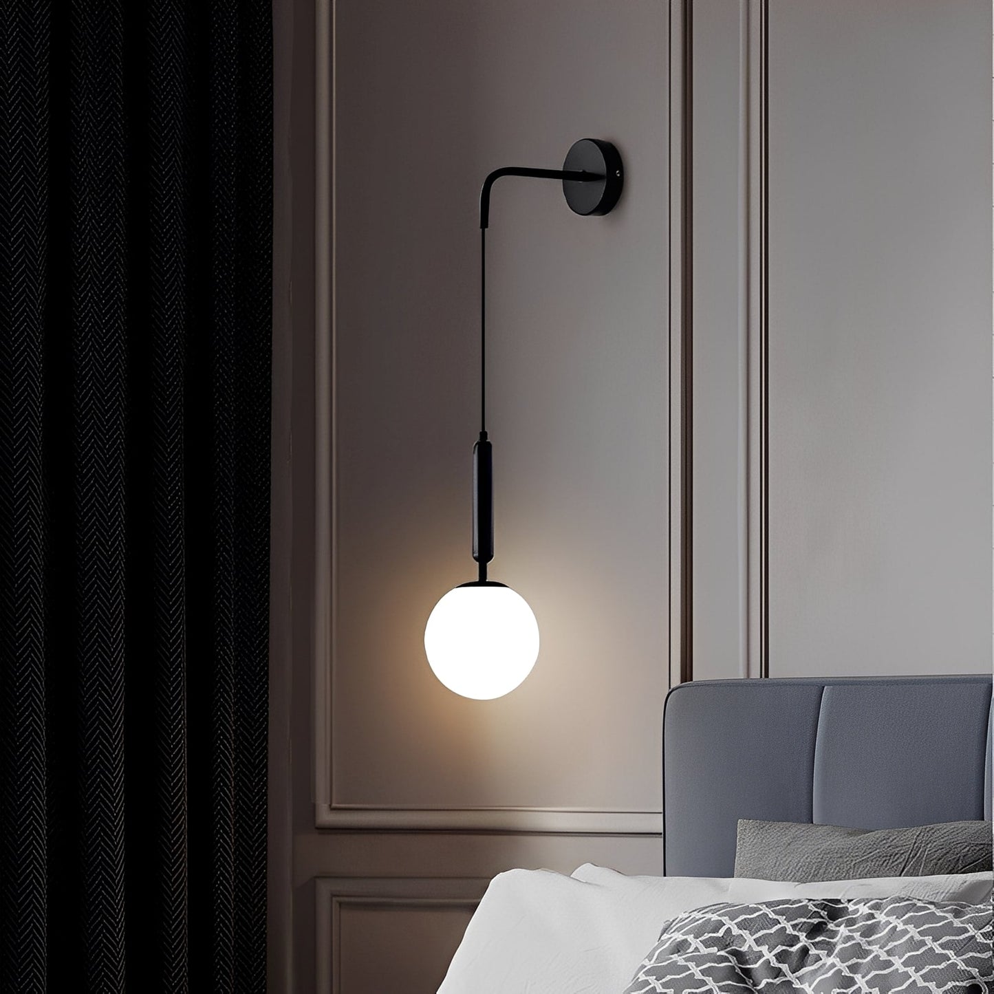 Erilyn – Applique Murale en Laiton Scandinave