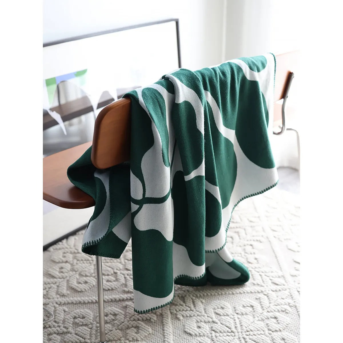 Akemi – Couverture en cachemire jacquard
