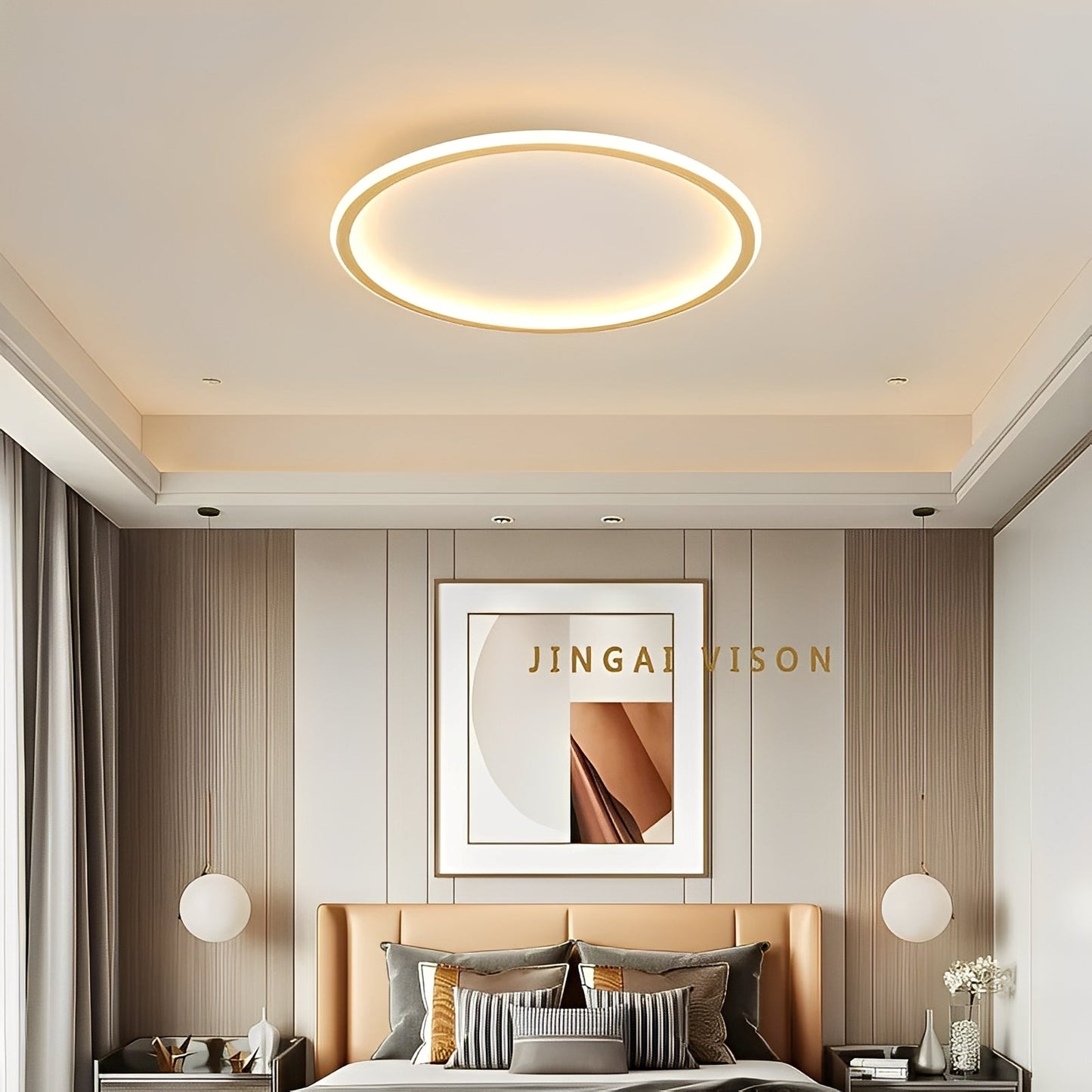 Asahi – Lampe LED ronde minimaliste