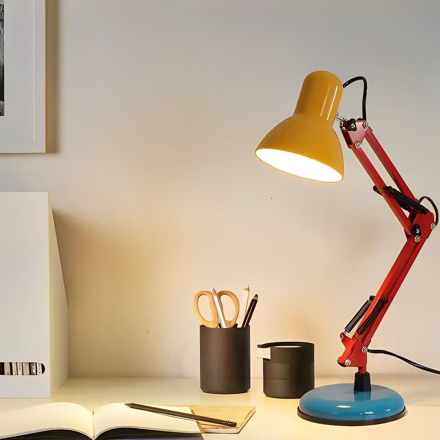 Felice – Lampe de bureau à bras long simple