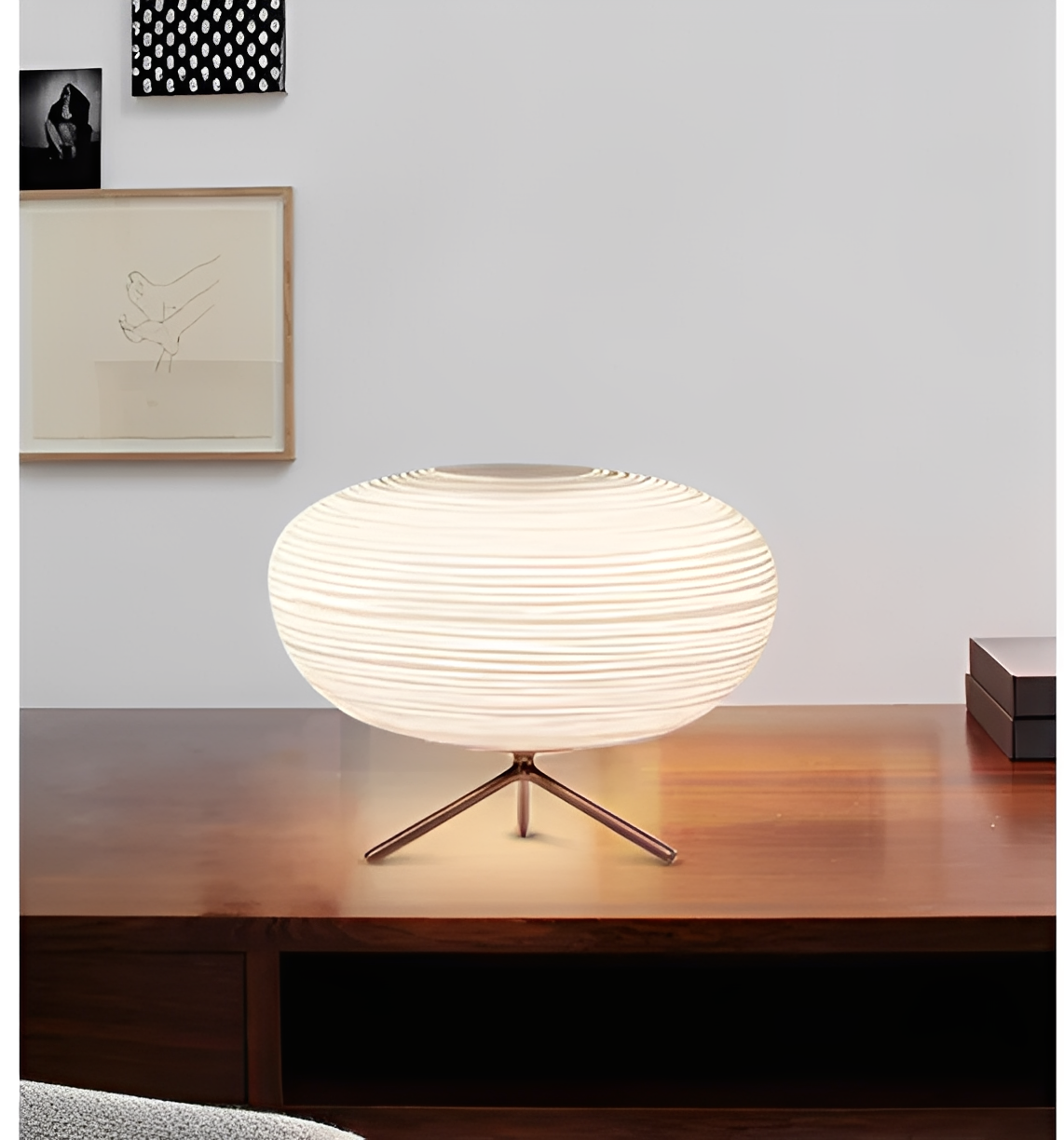 Leona – Lampe de Chevet Moderne en Verre