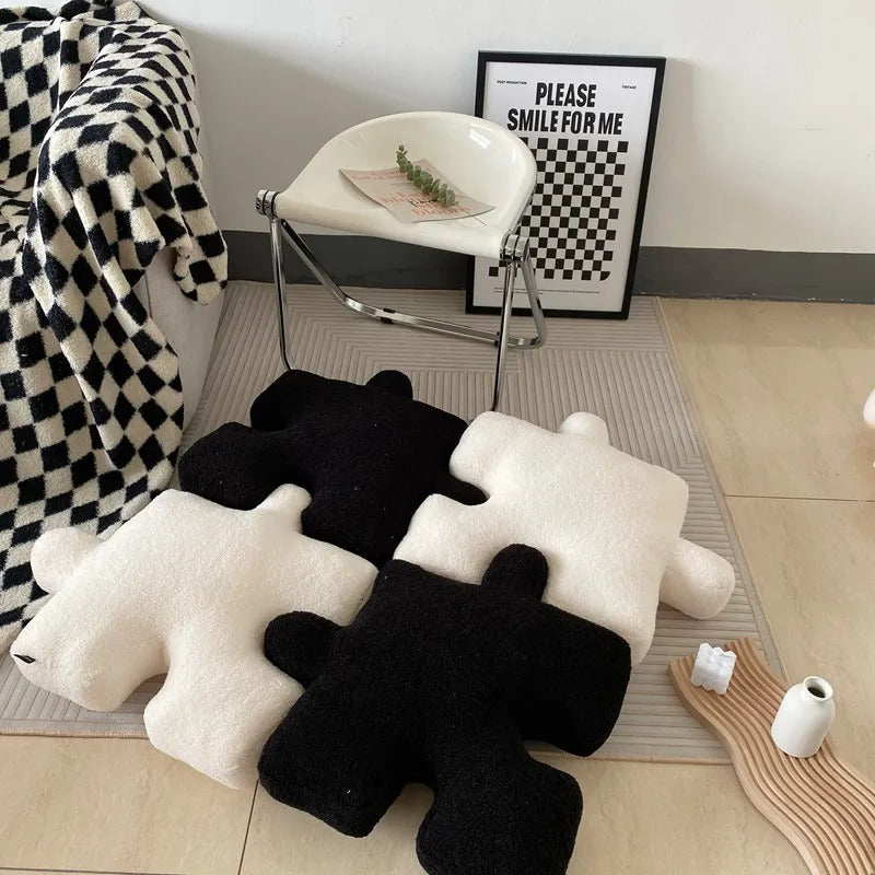 PuzzlePlush – Coussin créatif au design de pièce de puzzle