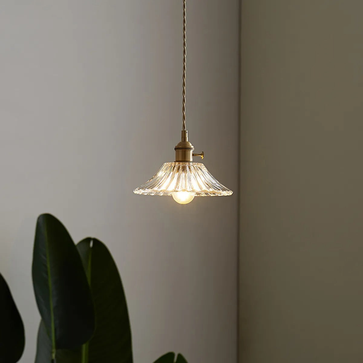 Aiko – Lampe de plafond en verre japonais