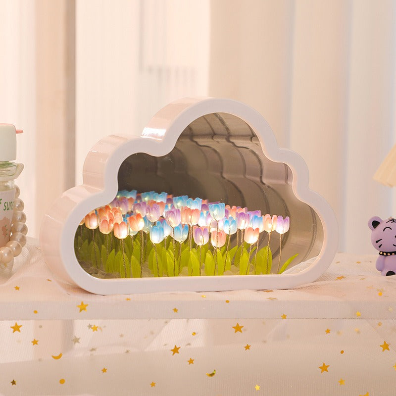 Luma – Lampe de nuit en forme de fleur, tulipes colorées