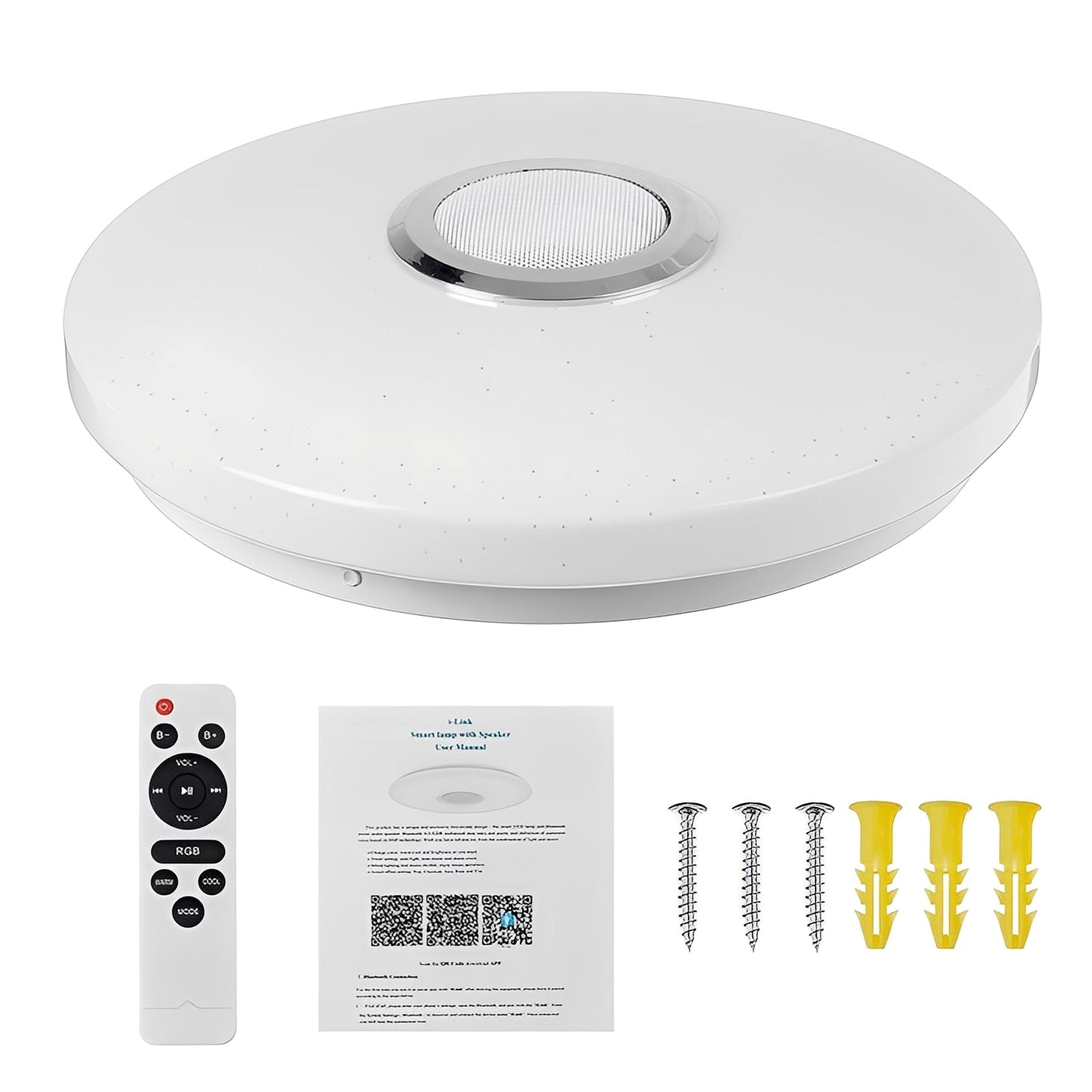 Bailey – Lampe Plafonnier à Changement de Couleur