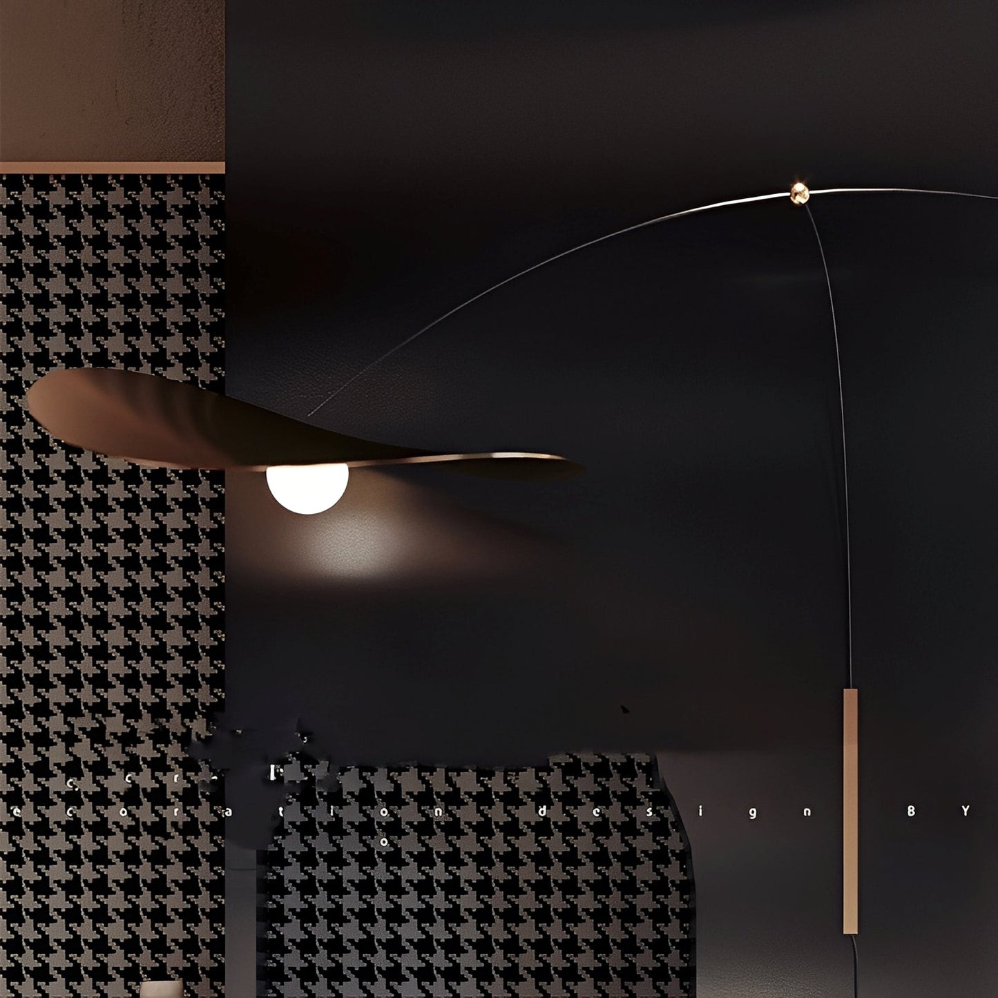 Arisha – Lampe Murale Arc Nordique