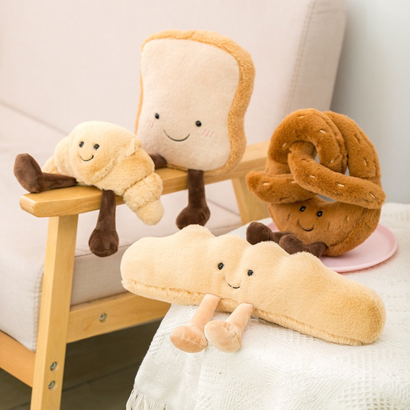 Brent – Coussin créatif en forme de pain et dessert