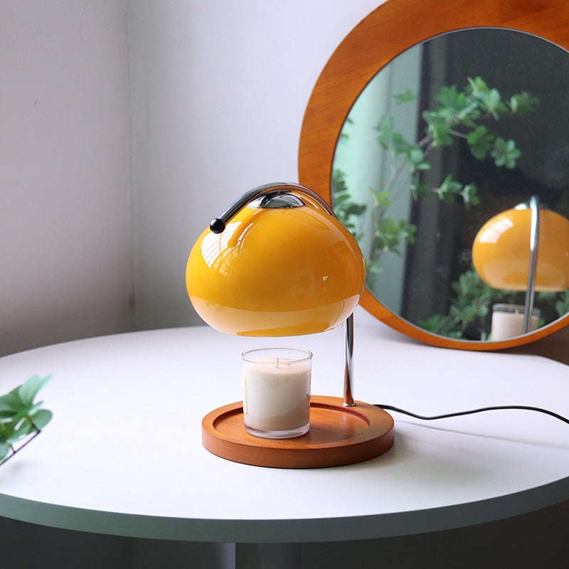 Mauri – Lampe Chauffe-Bougie en Bois