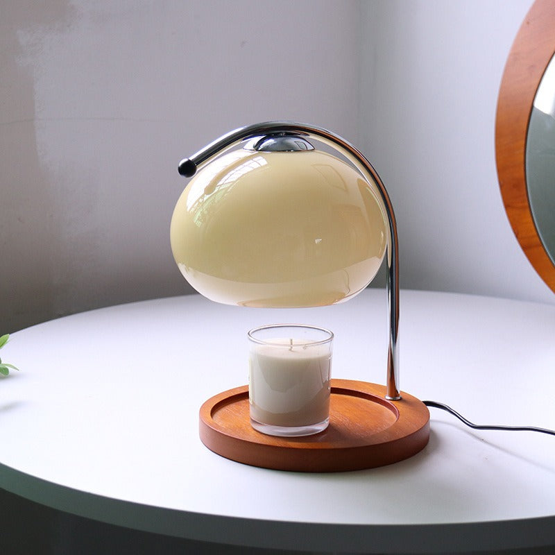 Mauri – Lampe Chauffe-Bougie en Bois