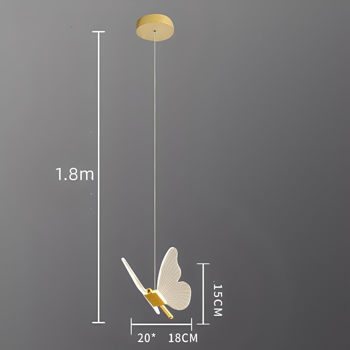 Tinker – Suspension Papillon Moderne