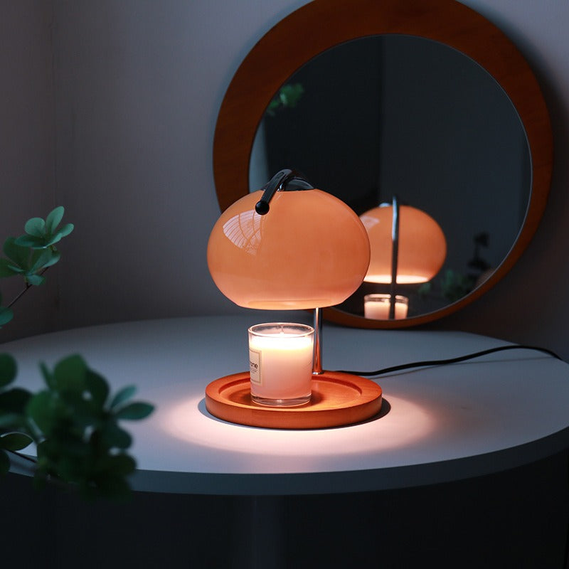 Mauri – Lampe Chauffe-Bougie en Bois