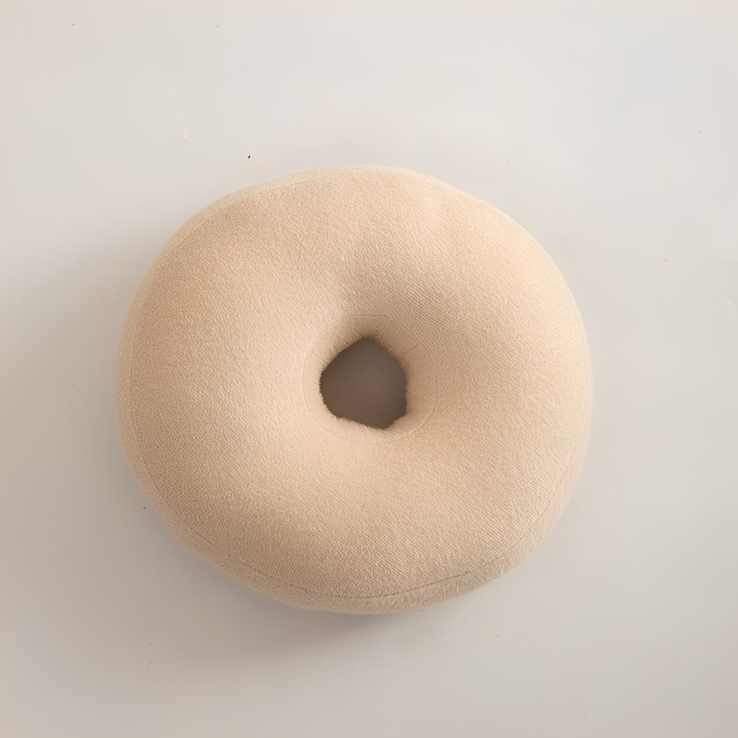 Candice – Coussin en peluche cœur et géométrie