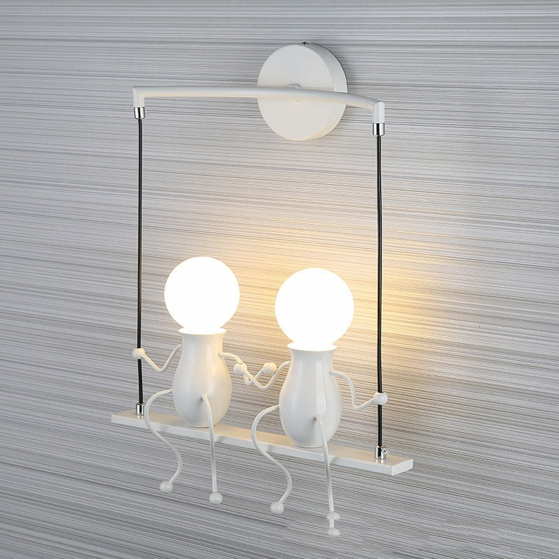 Maxim – Élégante Lampe de Couloir en Fer Forgé