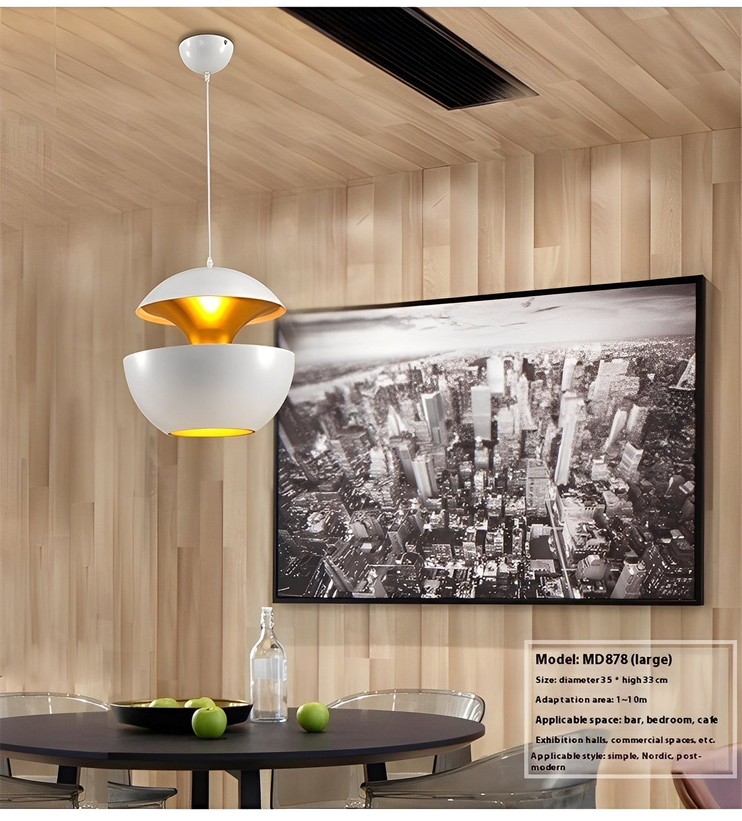 Soren – Lampe de Chevet Nordique Minimaliste