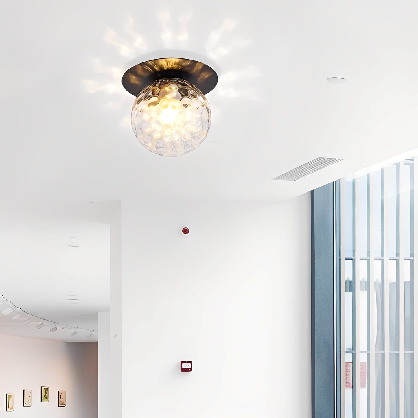 Elin – Applique Murale Boule de Verre Nordique