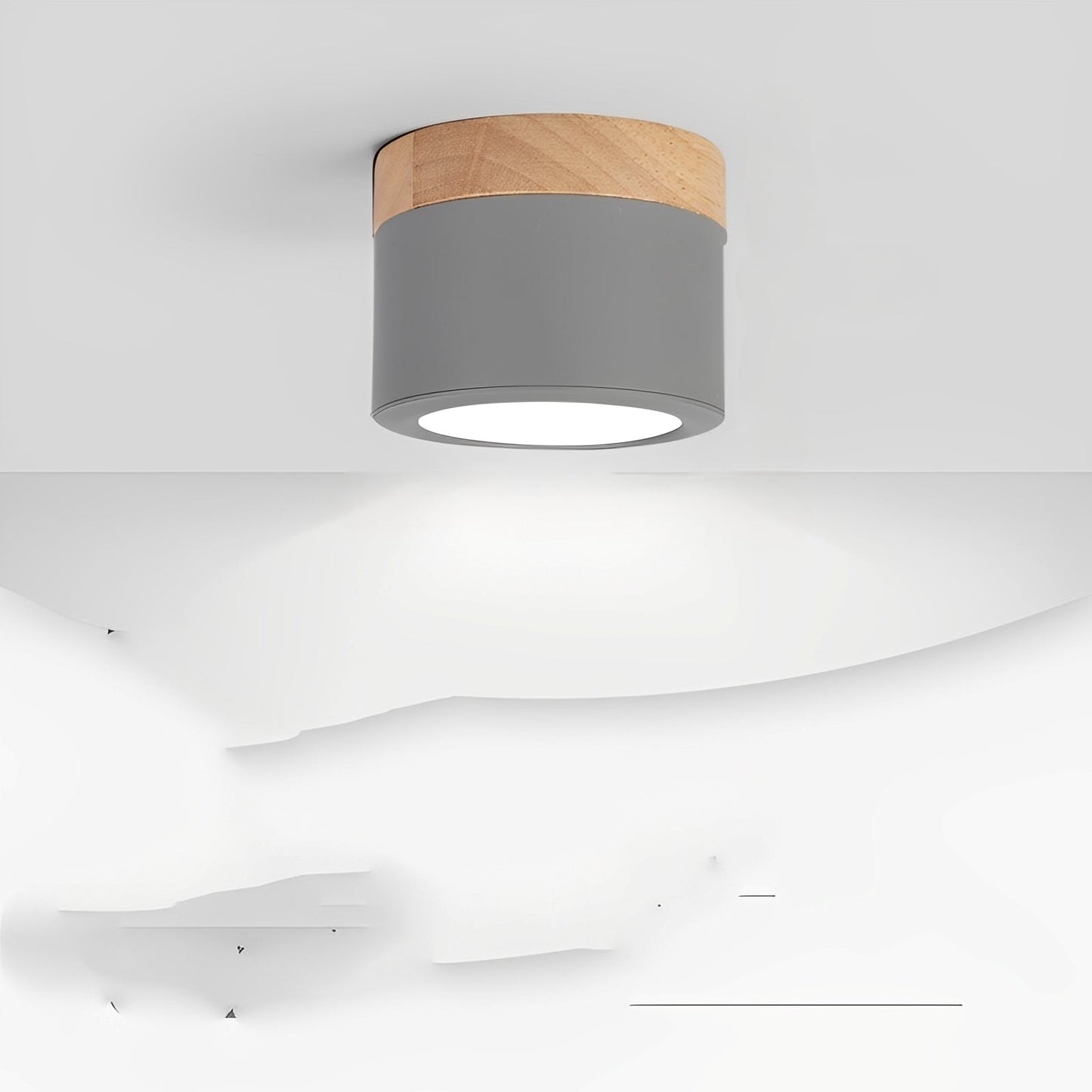 Lumi – Plafonnier Cylindrique Style Nordique