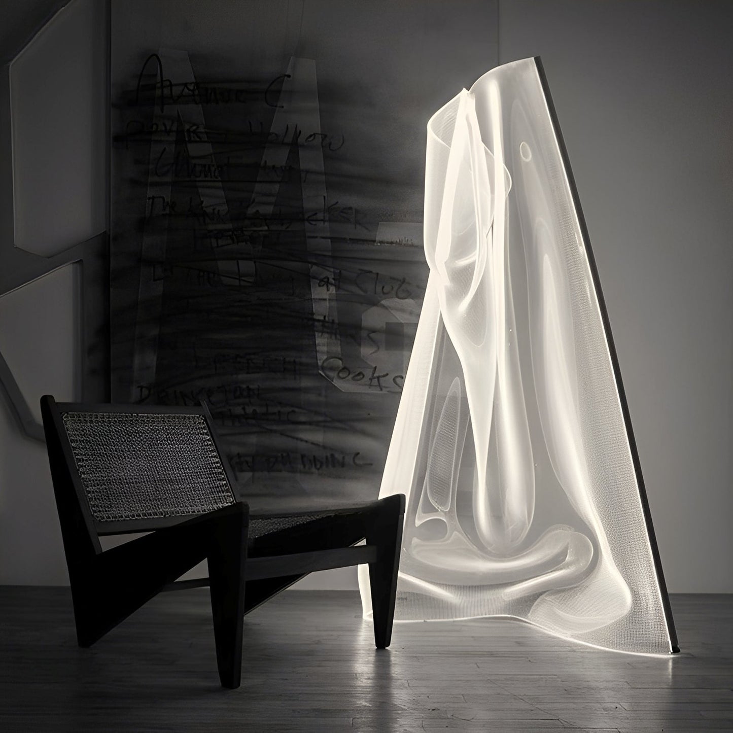 Elodie – Lampe de Table en Acrylique Artistique