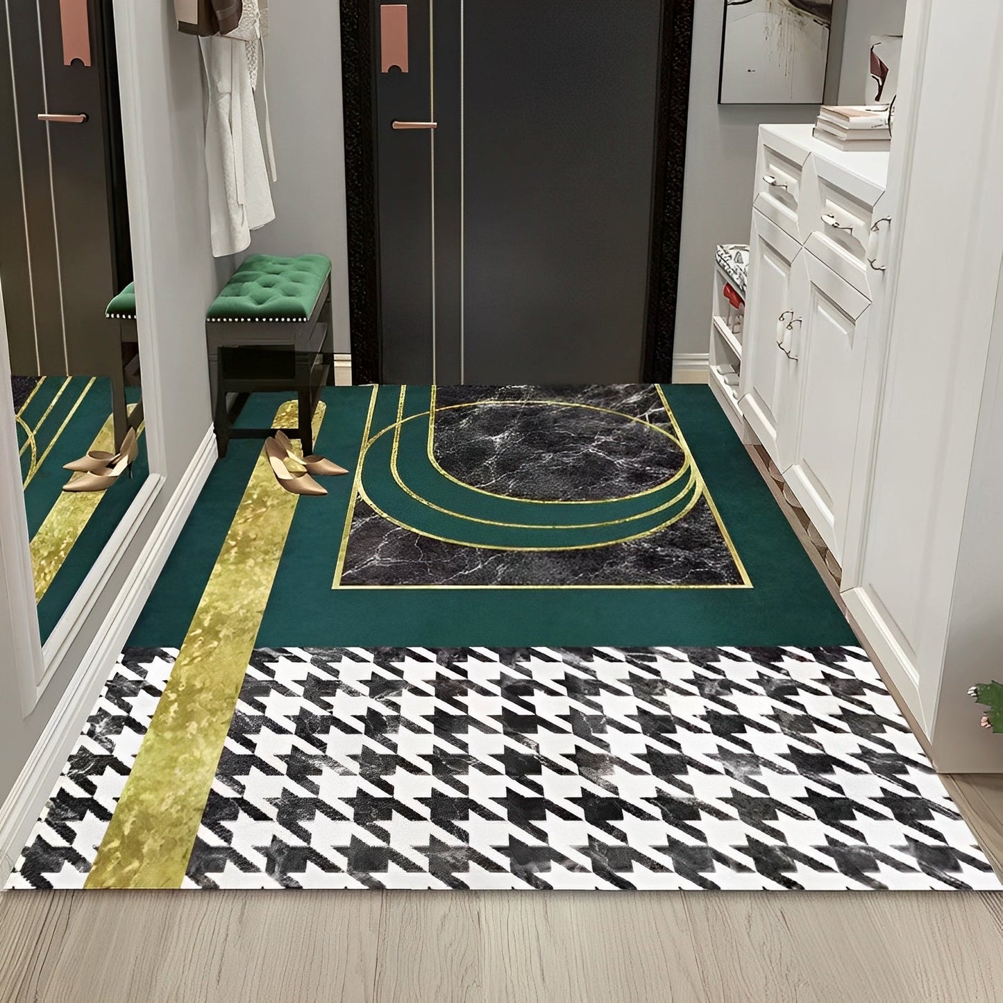 Glenda – Tapis moderne avec structure marbre