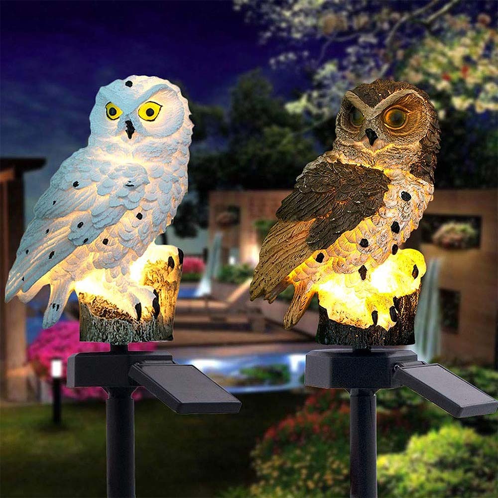 Lumo – Lampe Solaire Chouette pour Jardin & Terrasse